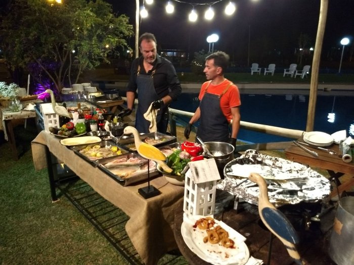 Pescado fue lo que cocin&oacute; Jacinto Echand&iacute;a para los presentes.