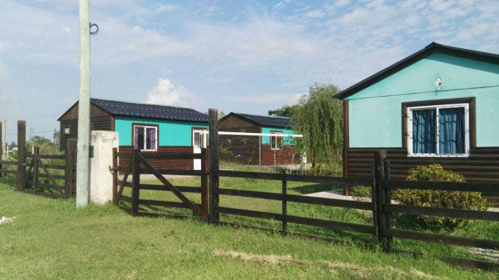 Vista a la casa construida en los 1700 metros cuadrados que adquiri&oacute; Fabi&aacute;n Terenzano (foto: El Entre R&iacute;os).