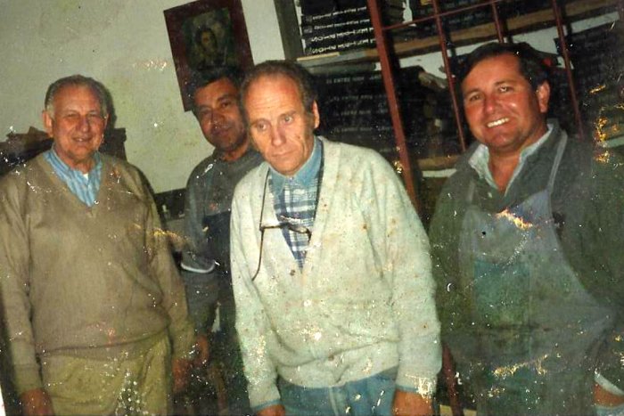 Armando Cergneux, Juan Pesta&ntilde;a, Ram&oacute;n Besson y Perez.