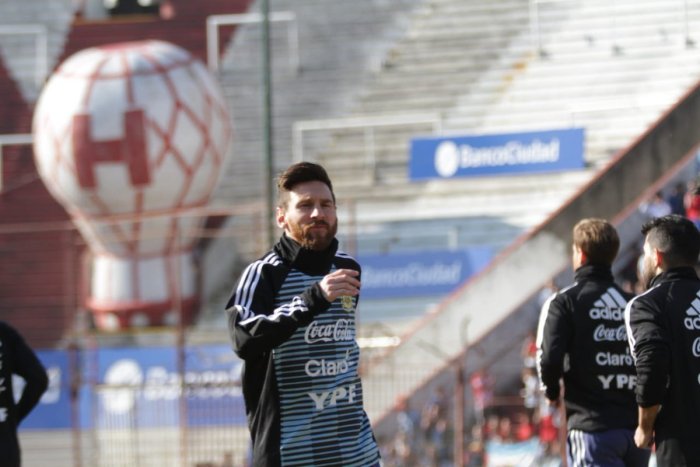 El crack de Barcelona fue el m&aacute;s ovacionado por el p&uacute;blico, en Parque Patricios.