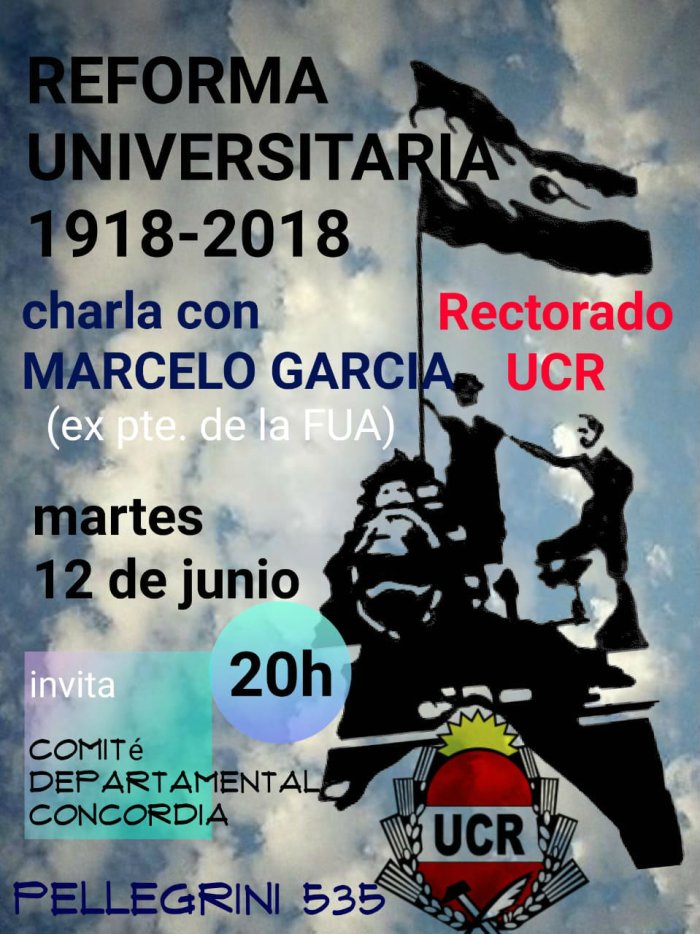 Aqu&iacute; la invitaci&oacute;n a la charla de "Ciego" Garc&iacute;a de la pr&oacute;xima semana.