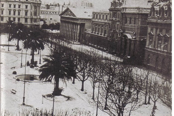 La nieva en la Buenos Aires del 22 de Junio de 2018