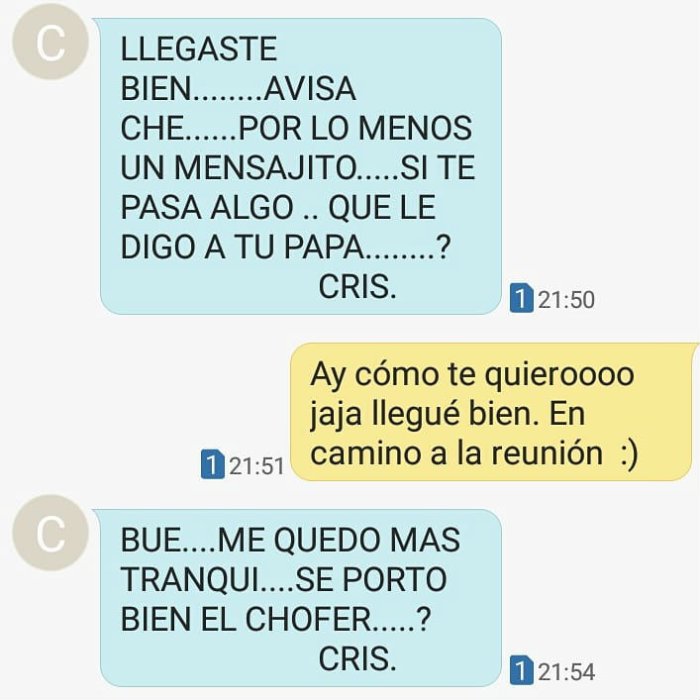 Mensaje de &Aacute;lvarez a su amiga (Cr&eacute;dito: Facebook Day Rose)