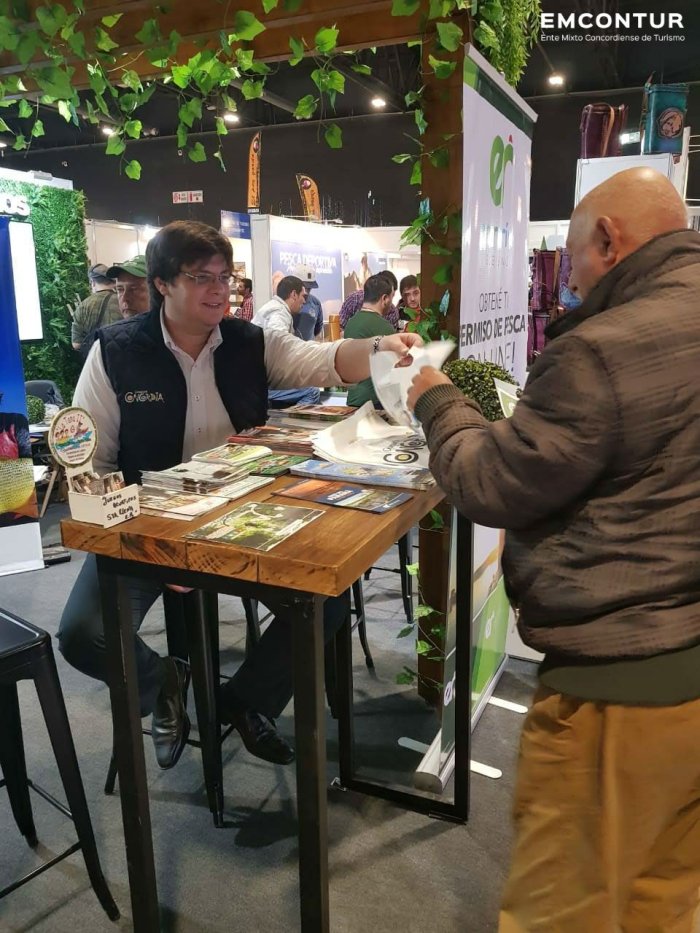 En la Rural, la promoci&oacute;n de Concordia fue hecha en la Feria de Caza, Pesca y Outdoors.