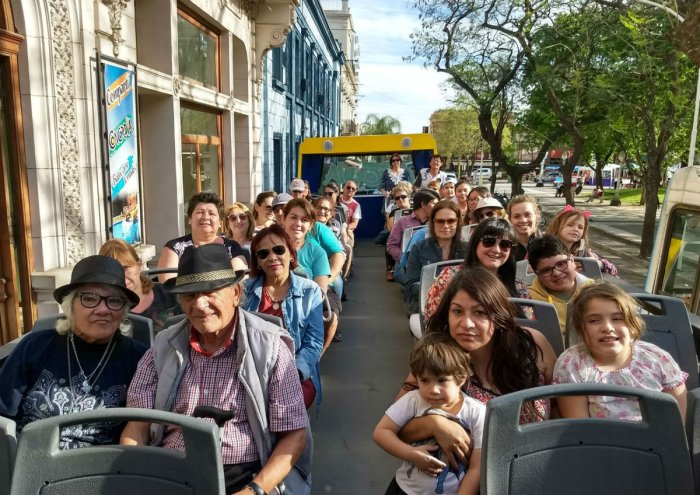 Colmado de pasajeros estuvo el viaje del domingo. El bus tambi&eacute;n es una opci&oacute;n para los concordienses.