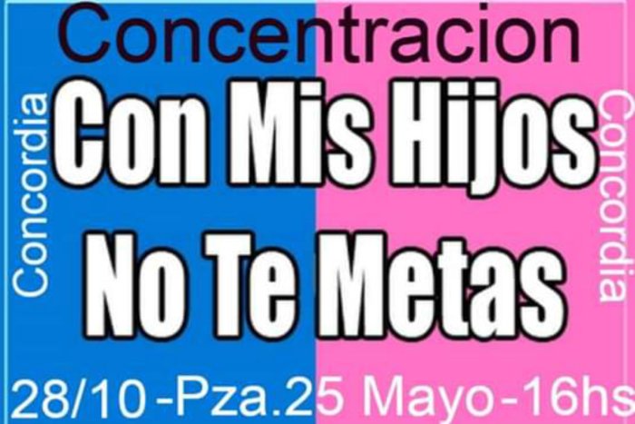 El afiche de la campa&ntilde;a concordiense