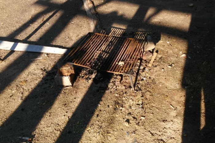 As&iacute; es la parrilla en la que cocinan para compartir
