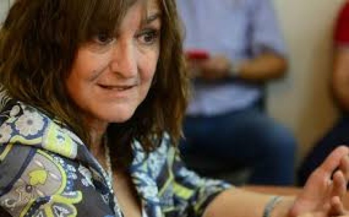 Mariela Tassistro acompa&ntilde;&oacute; al de Nogoy&aacute; a dialogar 10 minutos con el Papa argentino.