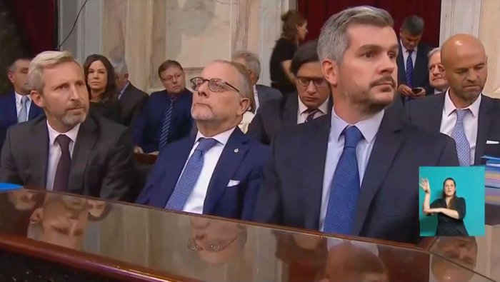 Rogelio Frigerio, en el sector de los funcionarios de la actual gesti&oacute;n nacional.