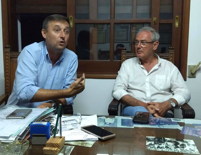 Gustavo Hein, intendente de Basavilbaso y compa&ntilde;ero de f&oacute;rmula de Benedetti.