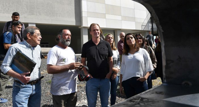 Donda mostr&oacute; su apoyo al gobernador entrerriano, acompa&ntilde;&aacute;ndolo en su recorrida de hoy.