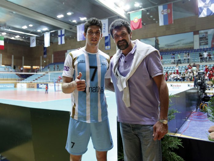 El heredero: Facundo con la 7 que por tantos a&ntilde;os luci&oacute; su padre.