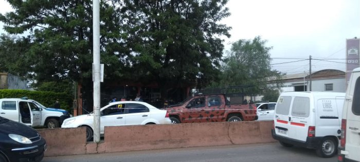 Fern&aacute;ndez estaba a bordo de un Renault 19, en plena avenida de acceso desde Ruta 14 al centro uruguayense (El Entre R&iacute;os).