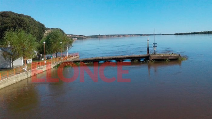 As&iacute; luc&iacute;a el muelle hace dos semanas