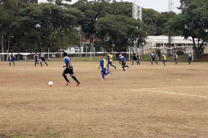 La cancha del Club Salto Grande