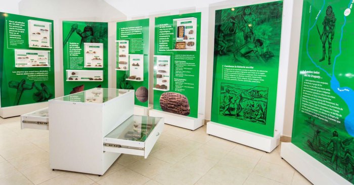 La informaci&oacute;n qued&oacute; as&iacute; ordenada en el interior del Museo.