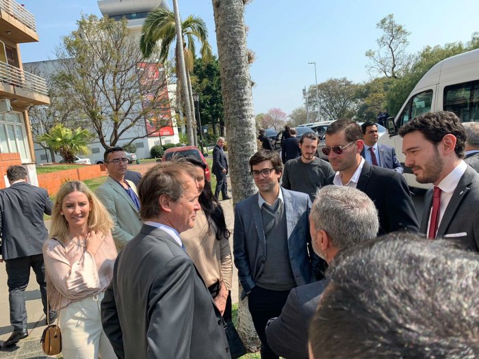 Luego del encuentro, Bordet habl&oacute; con representantes de Cambiemos