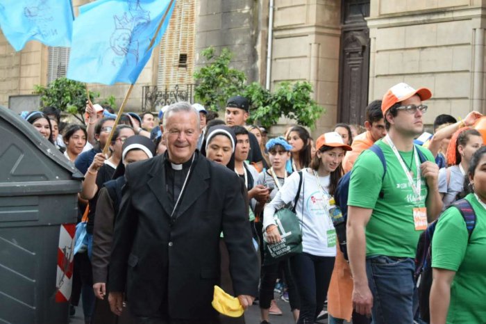 Monse&ntilde;or Cardelli volvi&oacute; a Concordia, donde fue fue Obispo entre 1998 y 2004.