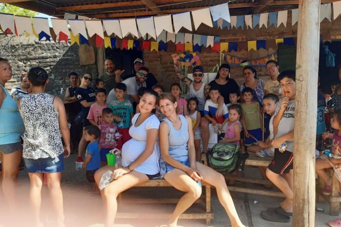 Amigos Solidarios en el merendero Los Chicos de Jos&eacute; (Cr&eacute;dito: Facebok Amigos Solidarios Soldati)