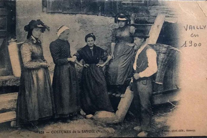 Suizos de Vailly, hacia 1900. Varios migraron a Entre R&iacute;os