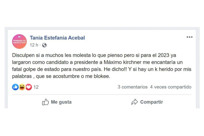 El Estado de Tania Acebal