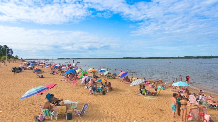 Las playas en San Jos&eacute;, ubicadas a la vera del r&iacute;o Uruguay.