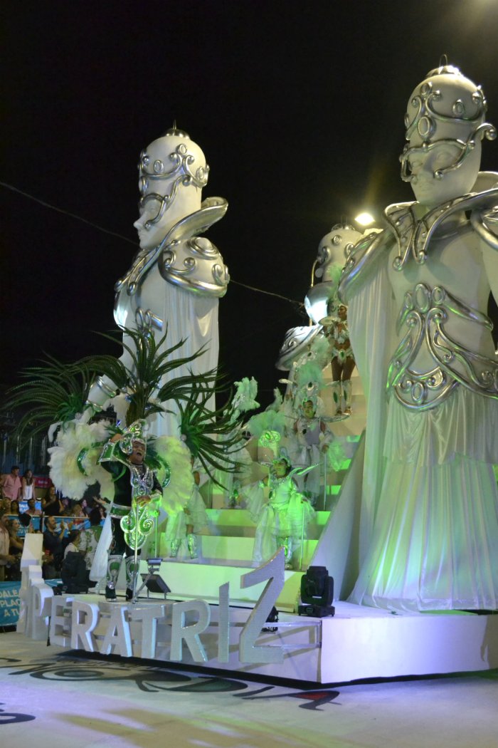 As&iacute; estaba la estructura en el desfile anterior. Foto: El Entre R&iacute;os