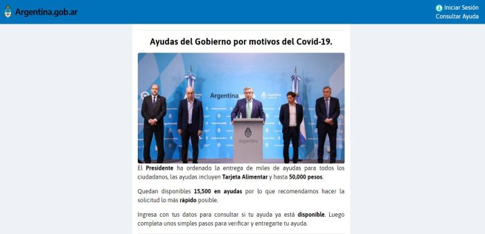 Sitio web de la estafa parte 1