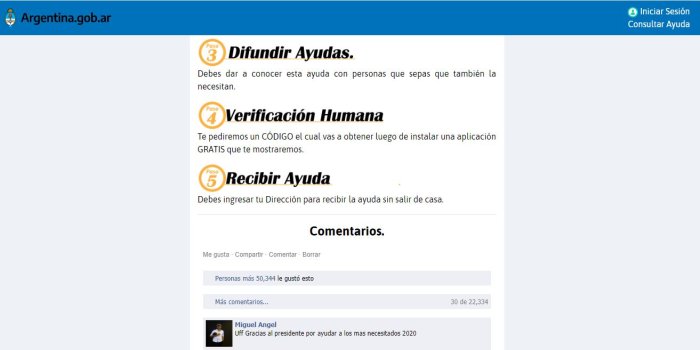 Sitio web de la estafa parte 3