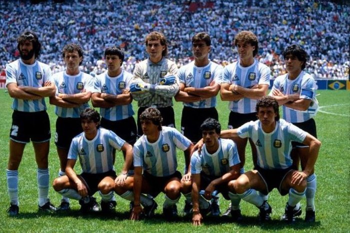 As&iacute; form&oacute; la selecci&oacute;n dirigida por Bilardo en aquel inolvidable partido en el estadio Azteca.