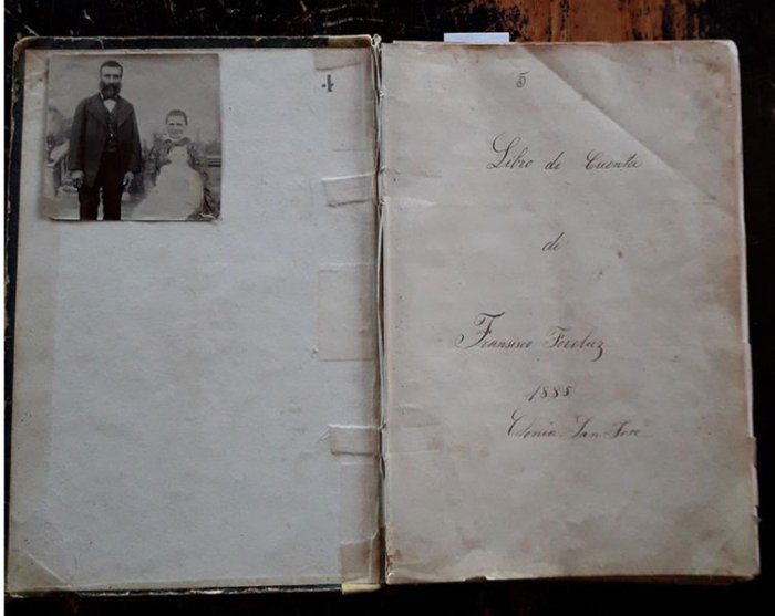 Museo Molino Forclaz - Libro de Administraci&oacute;n