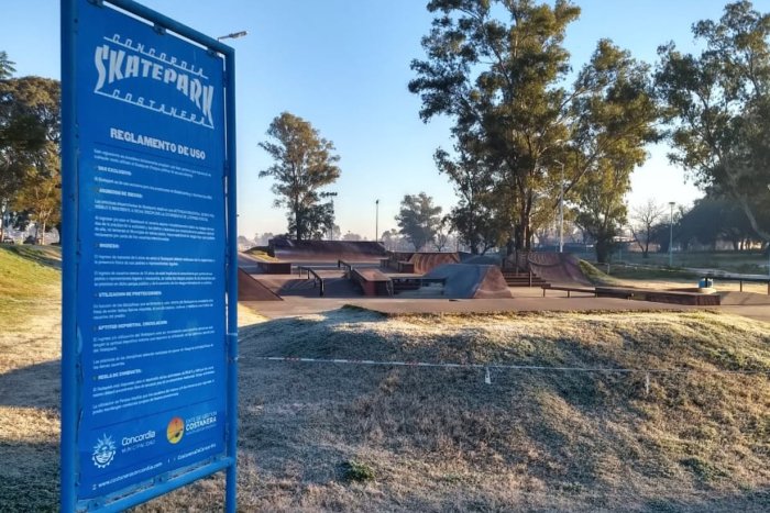 El Skate Park, junto a la Avenida Daniel Mendoza (foto: EER)