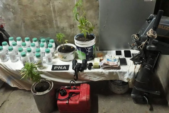 La droga incautada