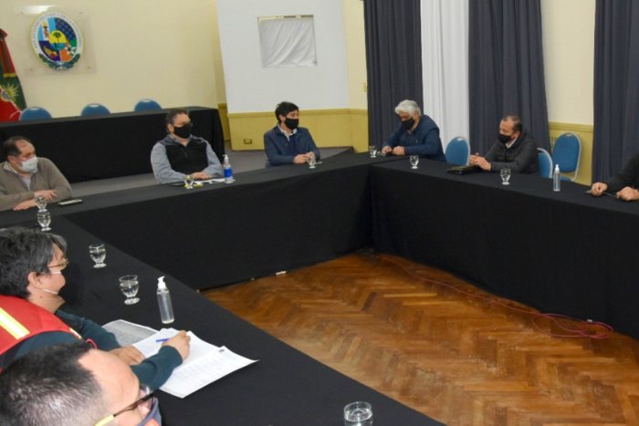 Anoche hubo reuni&oacute;n del COES local, en la Municipalidad de Concordia.