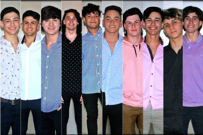Tom&aacute;s, Alexander, Lucas, Santiago, Nahuel, Miqueas, Emanuel, Jonathan, Ezequiel y Mat&iacute;as, postulantes 2020.