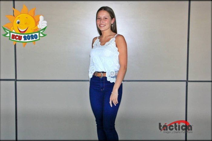 Camila Pelichero, primera princesa de la edici&oacute;n 2020 de la fiesta de ECU.