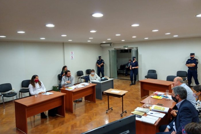 Audiencia en los Tribunales de La Paz.
