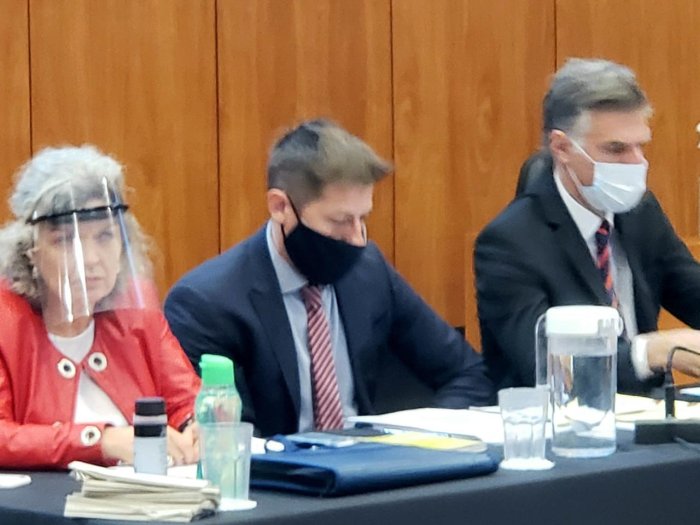 Fiscales Laura Cattaneo, &Aacute;lvaro Pi&eacute;rola y Leandro Dato