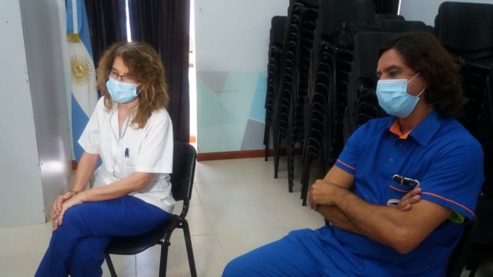 Los directores de los hospitales "San Benjam&iacute;n" y "San Jos&eacute;", tambi&eacute;n presentes.