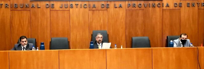 El juez Pablo V&iacute;rgala presidi&oacute; la audiencia en la que se absolvi&oacute; al exintendente de Crespo.