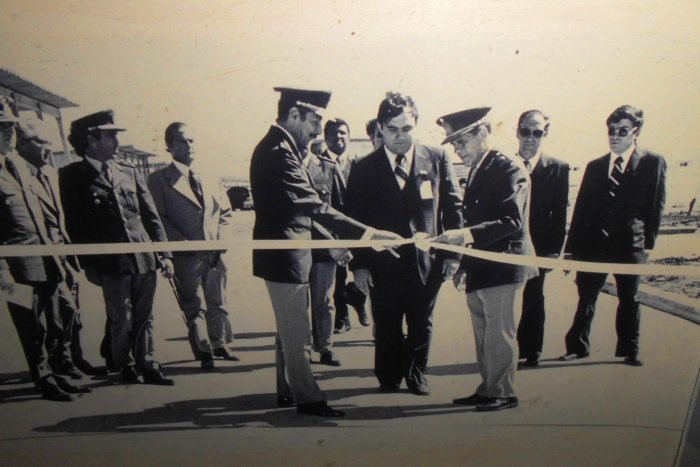 Esa es la fotograf&iacute;a que se exhib&iacute;a en el Museo de los Asentamientos.