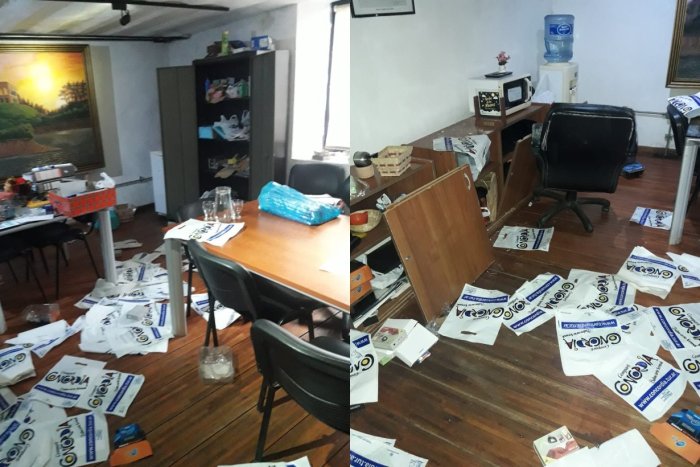 Procedimientos en las oficinas del Parque San Carlos.