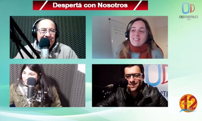 La concordiense dialog&oacute; con O&iacute;d Mortales Radio FM88.9.