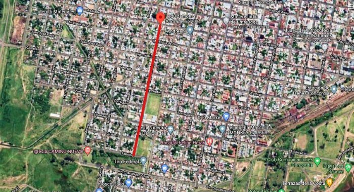 Esa es la calle, en toda su extensi&oacute;n, que pasa a denominarse con el nombre del cura.