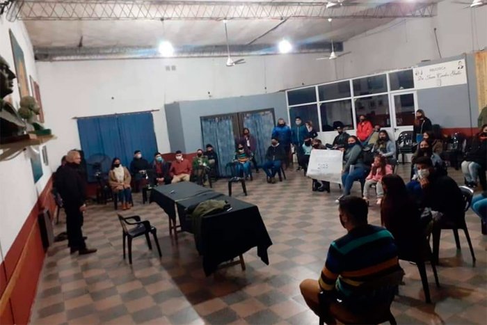 La foto del encuentro difundida por el PJ en redes sociales