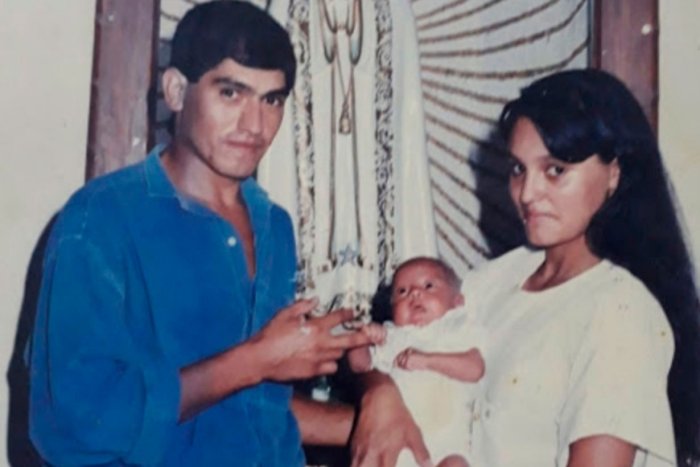 Zulema al nacer su segundo hijo