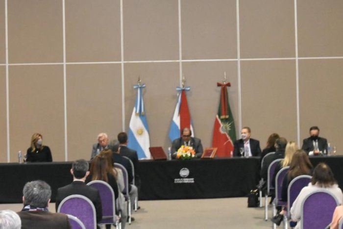 Acto en el Centro de Convenciones de Concordia.