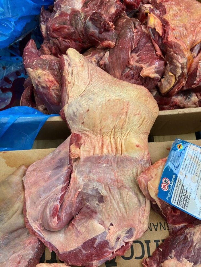 Ese es uno de los cortes decomisado por Aduana al frigor&iacute;fico Alberdi.