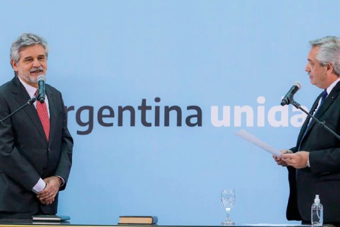 Daniel Filmus jur&oacute; como ministro de Ciencia y Tecnolog&iacute;a.