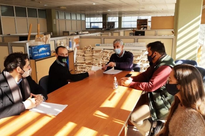 Los integrantes de La Entrerriana el d&iacute;a que se constituy&oacute; legalmente la cooperativa.